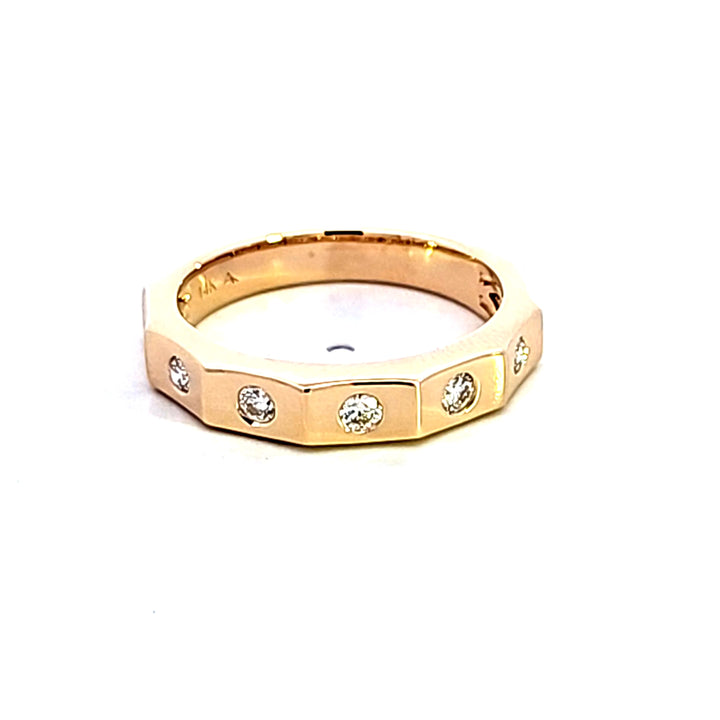 14KY Diamond Band