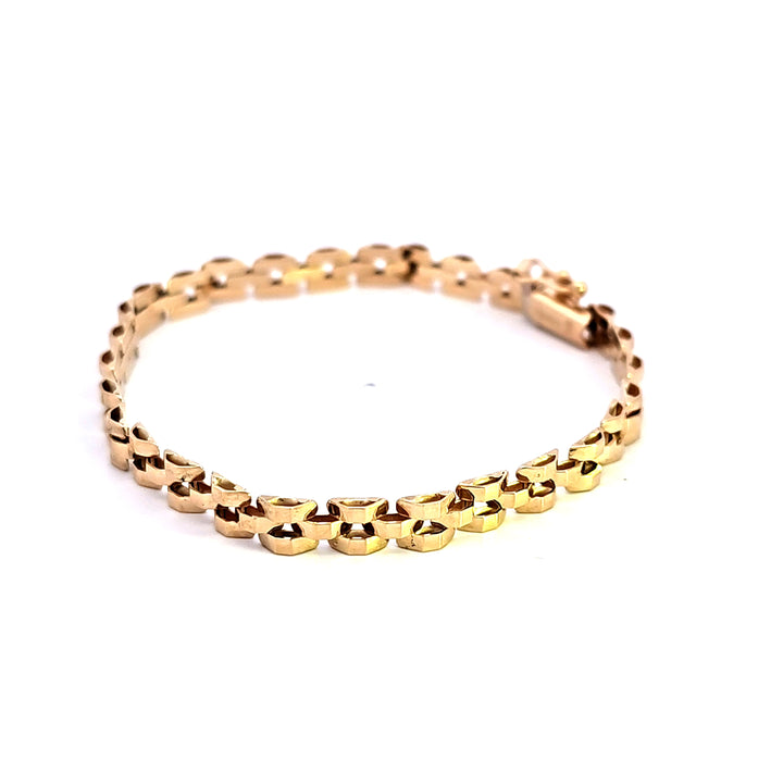 14KY Link Estate Bracelet