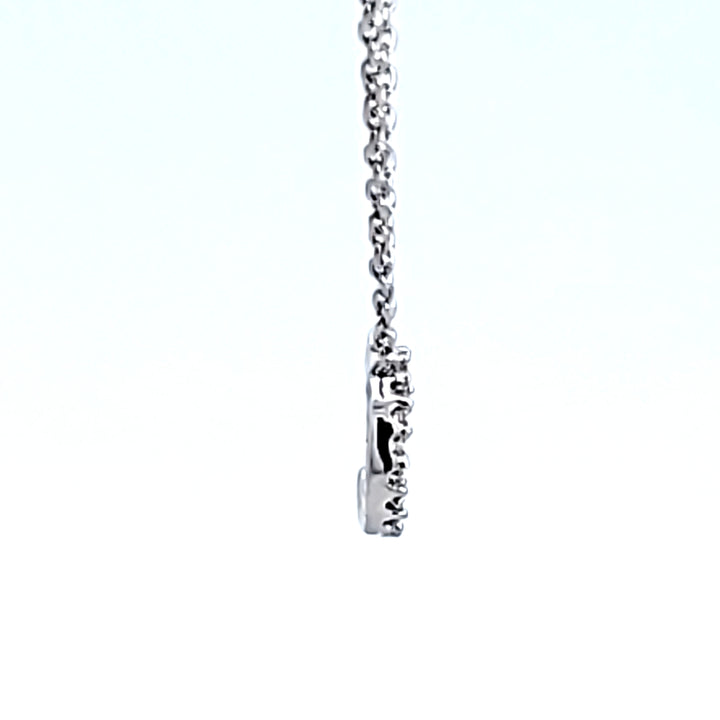 10KW Diamond Initial C Necklace