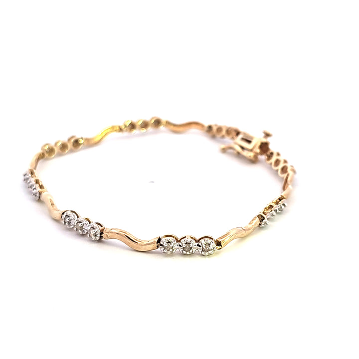 10KY Diamond Estate Bracelet