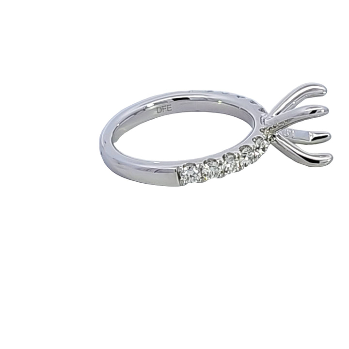 14KW Diamond Semi Mount Engagement Ring