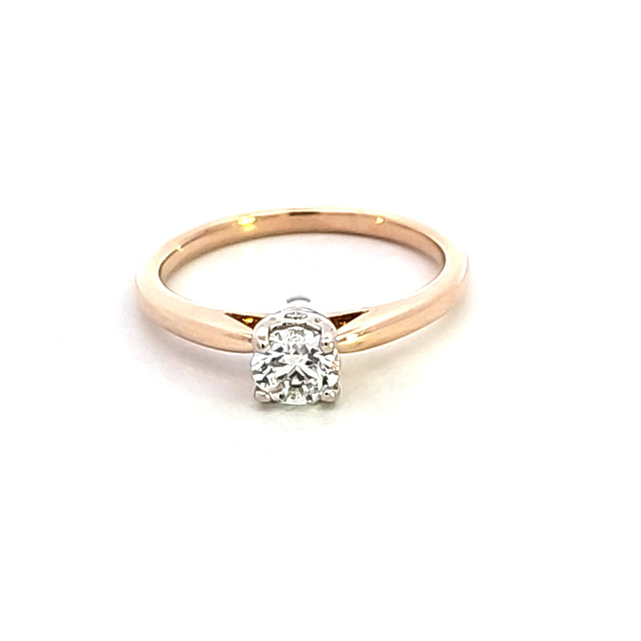 14KY Diamond Engagement Ring