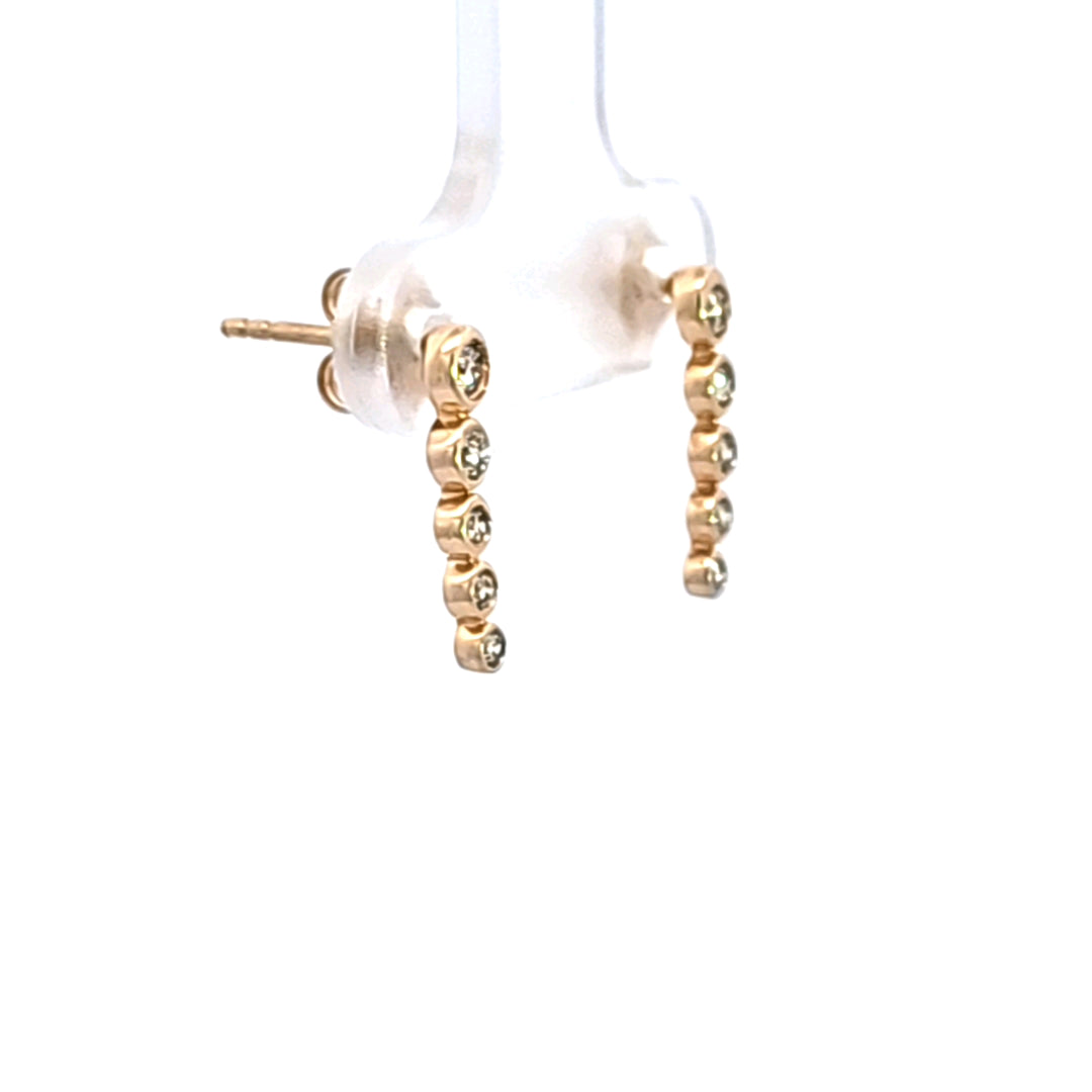 14KY Diamond Earrings