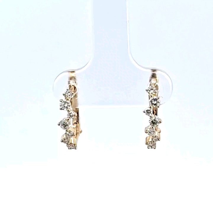 14KY Diamond Earrings